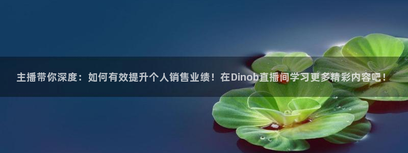 nba视频在线直播极速体育：主播带你深度：如何有效提升个人销售业绩！在Dinob直播间学习更多精彩内容吧！